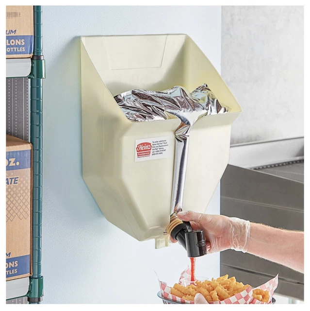 NEW HEINZ VOLPACK Wall Rack Mounted Valve Pump Kit 3 Gallon Pouches