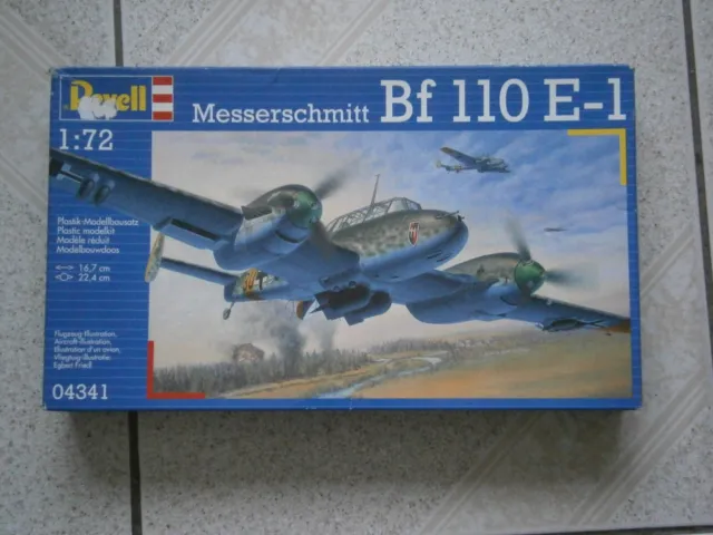 Maquette Avion Allemand Ww2 Messerschmitt Bf 110 E-1 Luftwaffe Revell  1/72