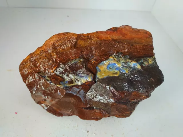 974g / 4870ct Mystery Gamble Boulder Opal From Queensland Purple Colors Natural