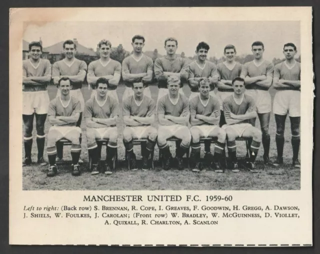 FLEETWAY Comic publications Football 1959/60  Manchester United Bobby Charlton