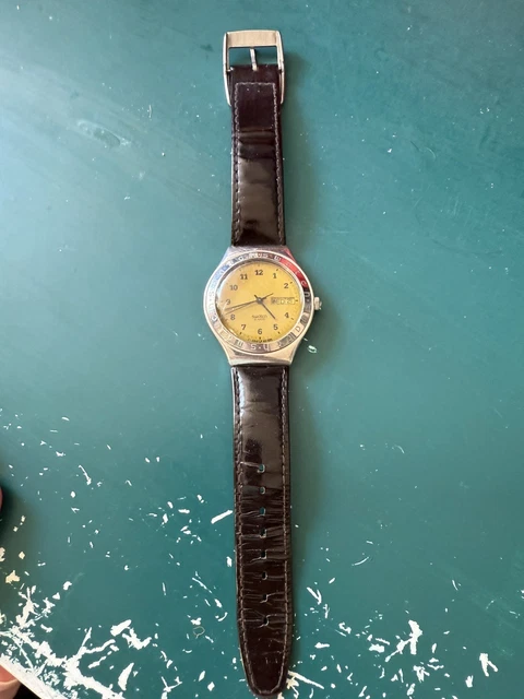 SWATCH NATA PURA Irony Lady YUS114G Rare Stainless Steel  display picture 1