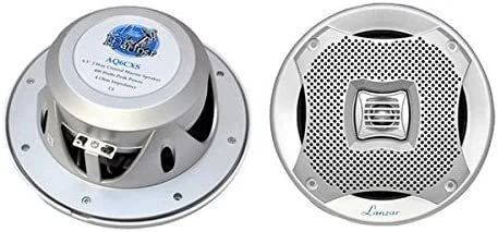 LANZAR 6.25 Inch Marine Speakers - 2 Way Water Resistant Audio Stereo Sound