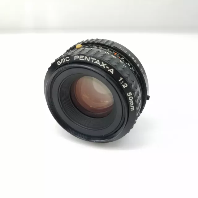 SMC Pentax-A 50mm f/2.0 K Mount Prime Lens