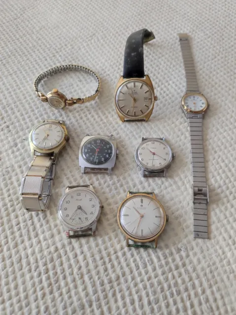  Konvolut alte Uhren Armbanduhr