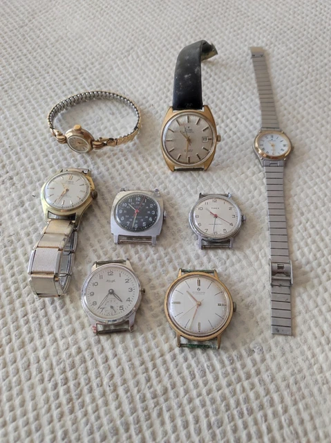  Konvolut alte Uhren Armbanduhr