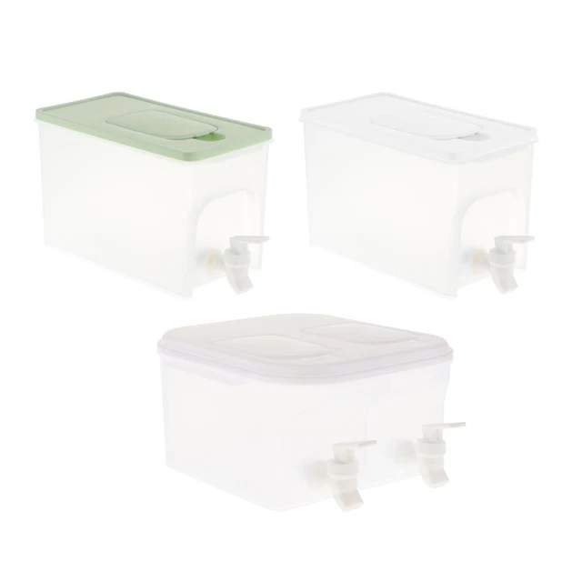 Iced Juice Drink Dispenser with Faucet with Dust Proof Lid Water Drink Bucket