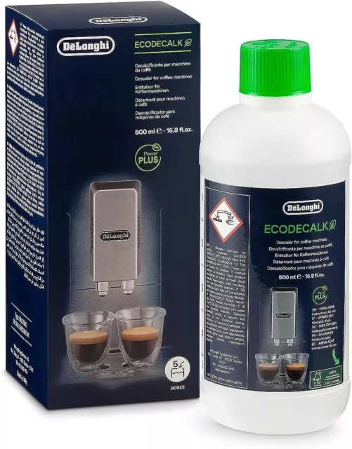 De'Longhi EcoDecalk 500ml Détartrant Liquide Ecologie pour Machines à Café