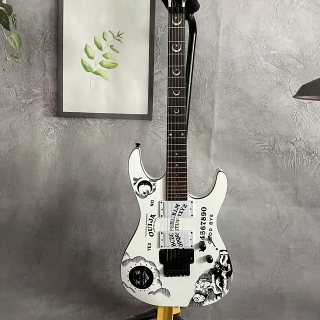 KH-2 Kirk Hammett Electric Guitar 6 Strings White HH Pickups Floyd Rose Bridge