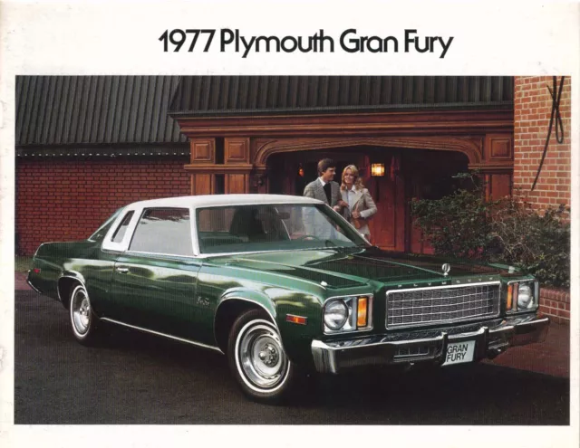 1977 Plymouth Gran Fury Original Car Dealer Sales Brochure Catalog