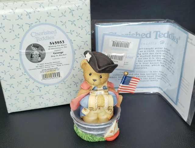 Cherished Teddies George “Wishing You Waves Of Discovery In The Future” #545953