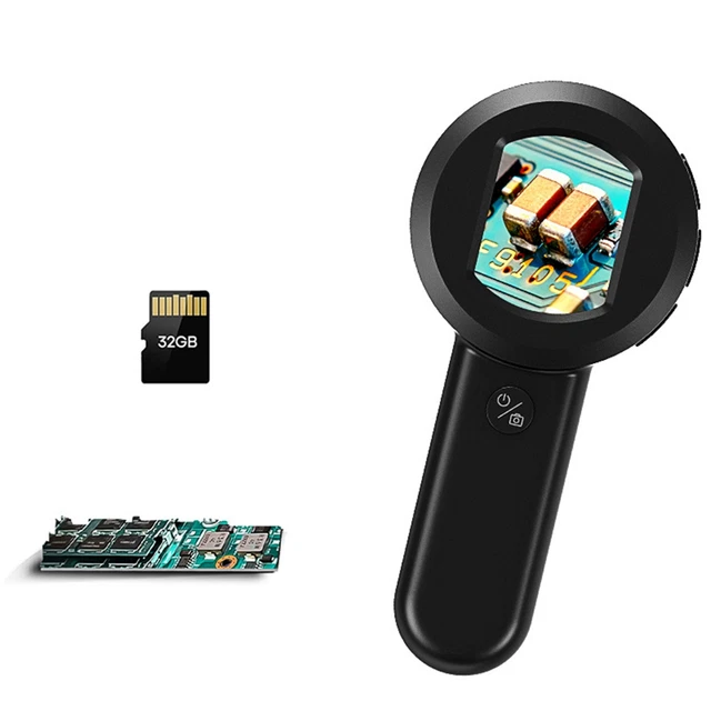 Lente Obiettivo Per Microscopio Digitale Con Attacco C, Ingrandimento 100X, Campo Visivo 2,4-36 Mm, Distanza Di Lavoro 55-285 Mm, In Alluminio, Per Microelettronica, Orologi, Gioielli, Stampa, Identità E Banconote