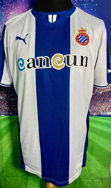 CAMISETA DE FÚTBOL Rcd Espanyol local Puma 2013-14 XL nombre en la