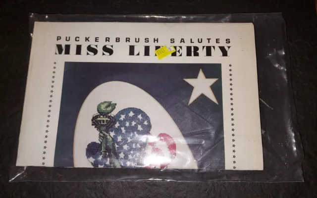 Puckerbrush Salutes Miss Liberty - Cross Stitch 1984