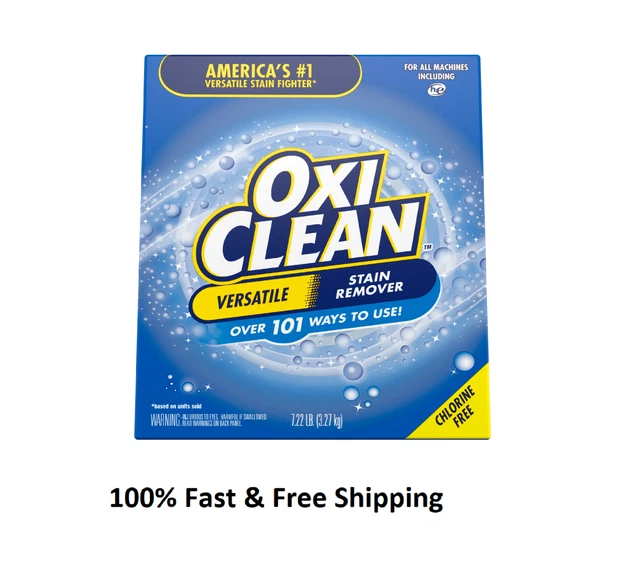 OXICLEAN VERSATILE STAIN Remover Powder, 7.22 lbs. Free & Fast Shipping