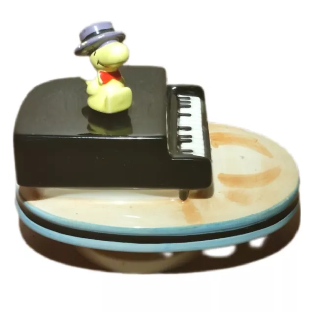 Vintage Ceramic Music Box Peanuts Woodstock The Entertainer #254 by Shmid JAPAN