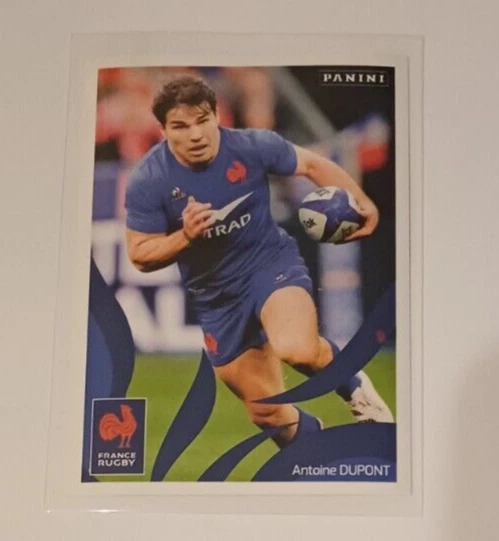 Autocollant Panini Antoine Dupont #63 – France Rugby 2023 – Sleeve Mint – Neuf