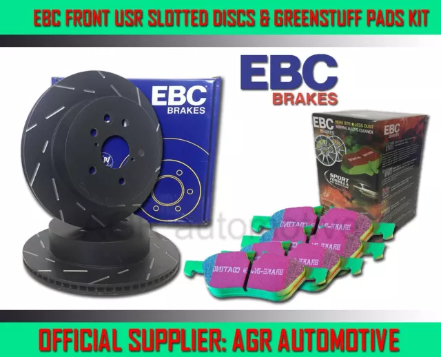 EBC FRONT USR DISCS GREENSTUFF PADS 288mm FOR VAUXHALL VX220 2.0 TURBO 2003-05