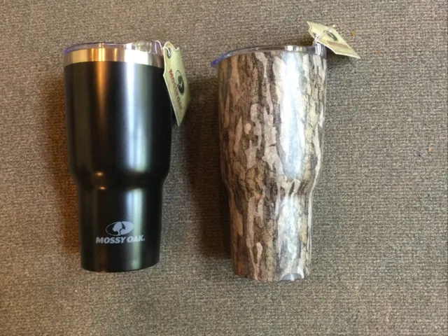 MOSSY OAK 30 Oz. Stainless Steel Tumbler Set of 2 Double Wall Vacuum Insulated