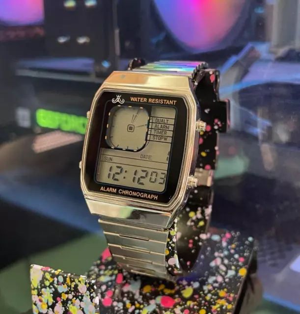 1980s - Meister RARE] $225.00 Chronograph Alarm Anker DIGI-ANA VINTAGE Watch PicClick