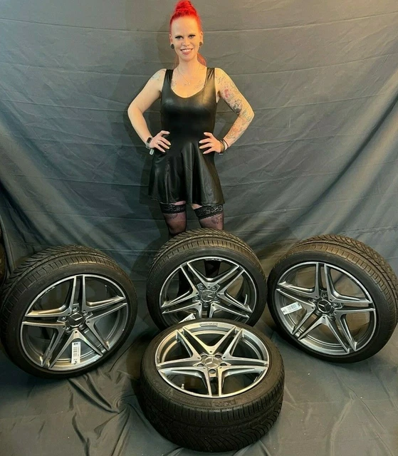 ORIGINAL MERCEDES W205 C63 AMG 19“ AMG Winter Tyre and Wheel Sets 255