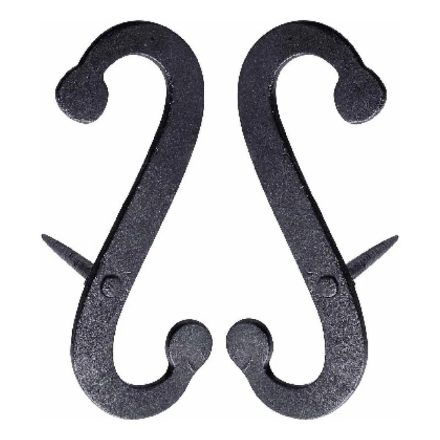 Shutter Dog Scroll holders, Black Iron for Masonry 7 items in total NEW