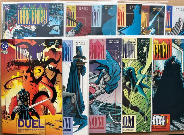 Batman Legends of The Dark Knight #18-27 Annual 1 DC 1991 High Grade Unread Lot