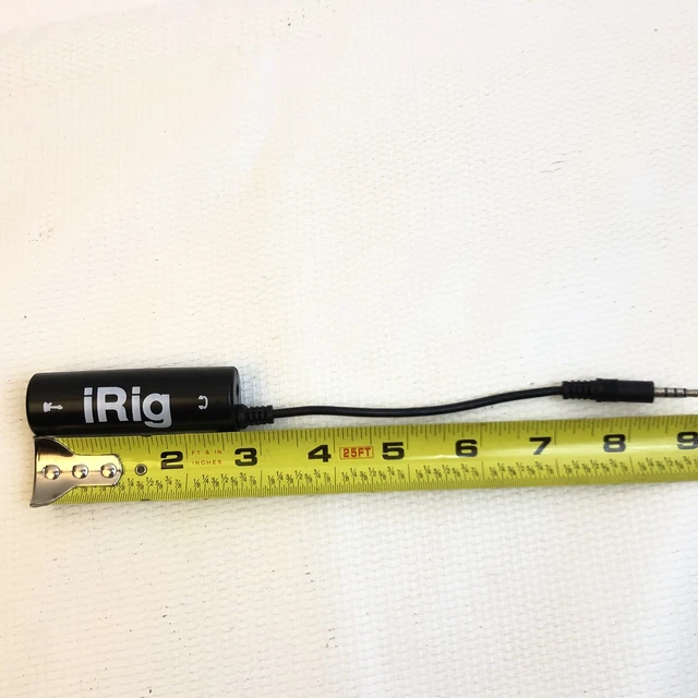 iRig Guitar 🎸Interface Converter Replacement Guitar Phone Ipad Headphone Jack iRig Guitar 🎸Interface Converter Replacement Guitar Phone Ipad Headphone Jack