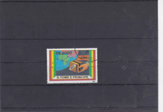 Saint Thomas Et Prince 1991 Service Postal Express Obliteres Yt 1079A