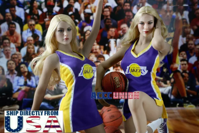 1/6 NBA Lakers Cheerleader Costumes Set B For 12 TBLeague PHICEN Figure  U.S.A.