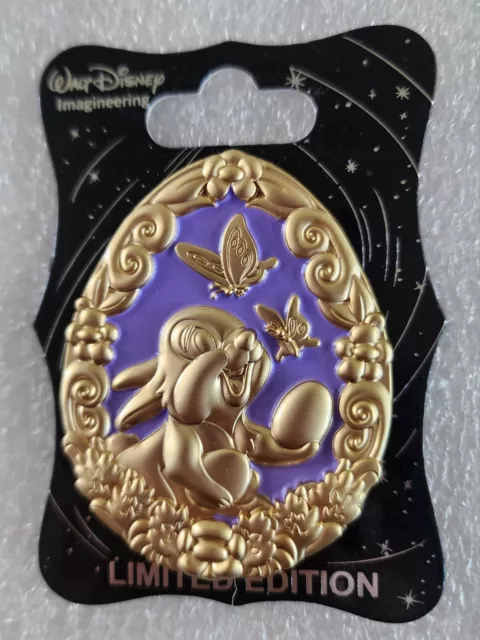 DISNEY WDI EASTER EGG~THUMPER from BAMBI with BUTTERFLIES LE 250 PIN-FREE SHPG!