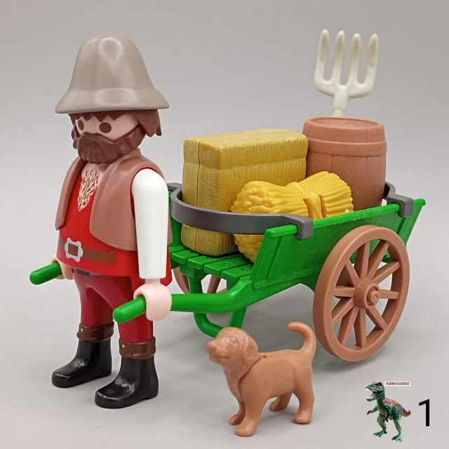 Playmobil 3152 Vikings et leur charrette au trésor