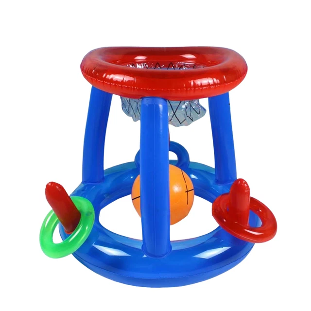 Floating Basketball Hoop Inflatable Pool Basketball Goal Game Swimming Pool Toys