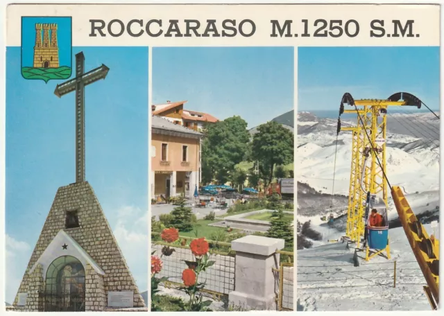 Roccaraso - L'aquila - Vedutine - Cabinovia - Viagg. 1966 -11413-