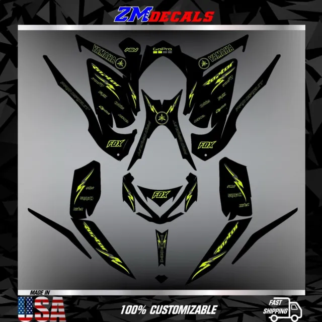 yamaha Raptor 700 700R kit de gráficos 2013 2018 2020 2023 calcomanías...