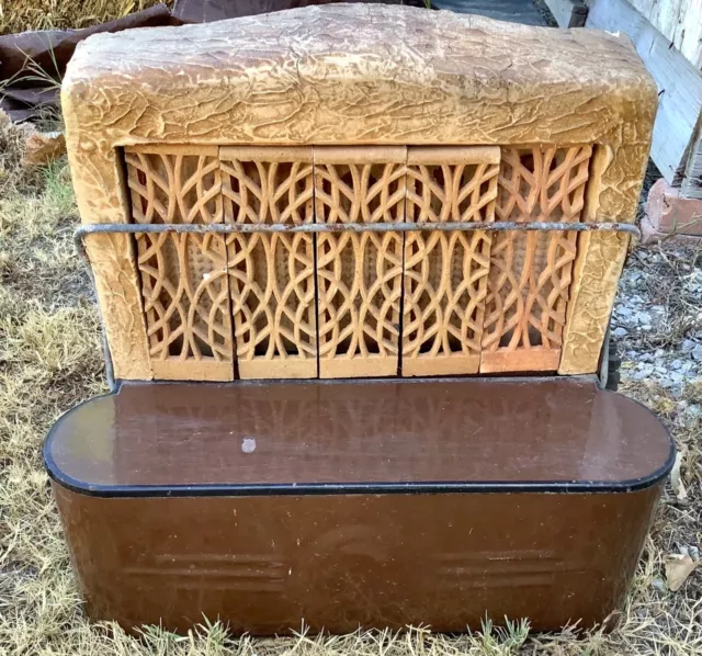 Antique Vtg SAMCO Gas space room Heater 20,000 BTU ceramic grates Chattanooga Antique Vtg SAMCO Gas space room Heater 20,000 BTU ceramic grates Chattanooga