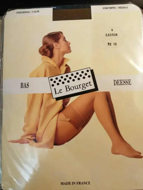 Vintage 1960s 'Glamourette' Italian Made Nylon Bas Taille 10,5 Non porté  Scellé dans son emballage d'origine LIVRAISON GRATUITE AU ROYAUME-UNI -   France