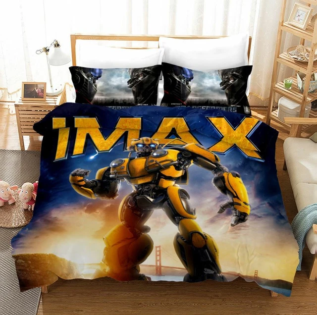 TRANSFORMERS BUMBLEBEE IMAX Single/Double/Queen/King Bed Quilt Cover