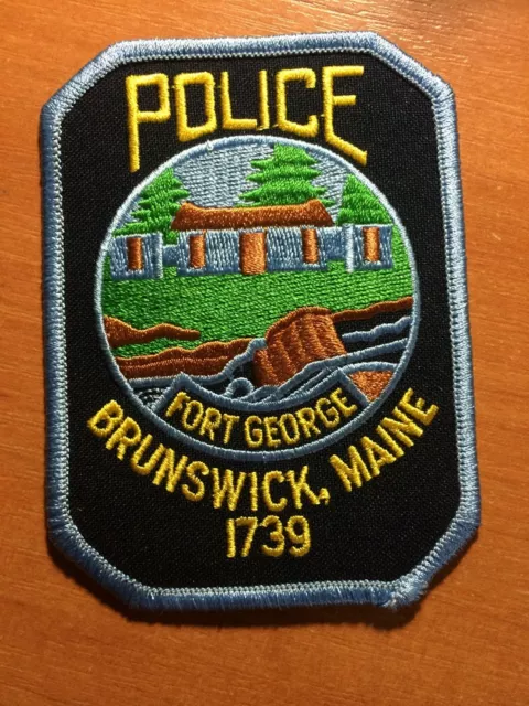 PATCH POLICE BRUNSWICK - MAINE ME state