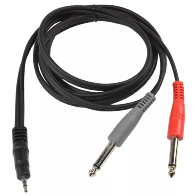 HQRP 1.8m 1/8 (3.5mm) Trs a Doble 1/4 (6.35mm) Ts Cable Para Behringer Xenyx