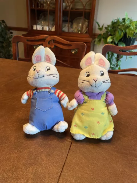 Max And Ruby Rabbit TY Plush Collectable Duo Pair Soft Toys 2014