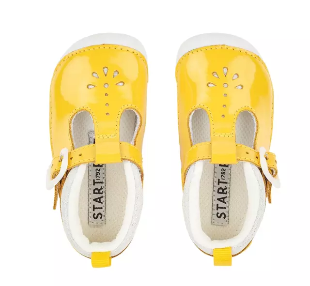 Startrite Baby Bubble Pre-Walker Shoes - Yellow Patent - UK 4G