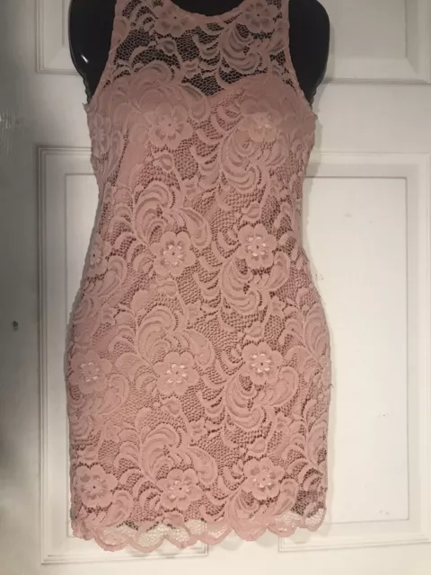 Small Size Color Pink Dress