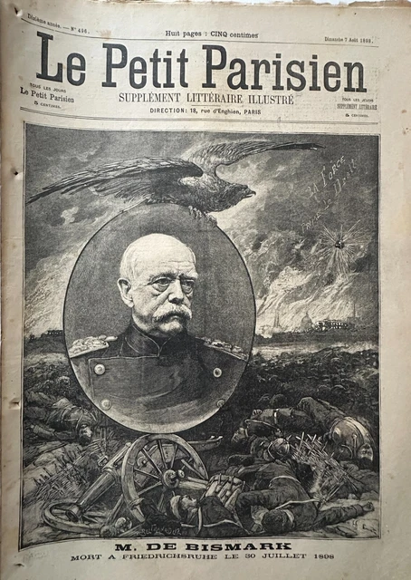 Le Petit Parisien n° 839 de 1905 : Assassinat du grand-duc Serge - Explosion à bord du sous-marins anglais A. 5