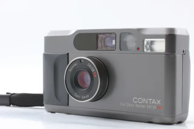 All Works [N MINT] Contax T2 Titan Black Point & Shoot 35mm Film Camera JAPAN