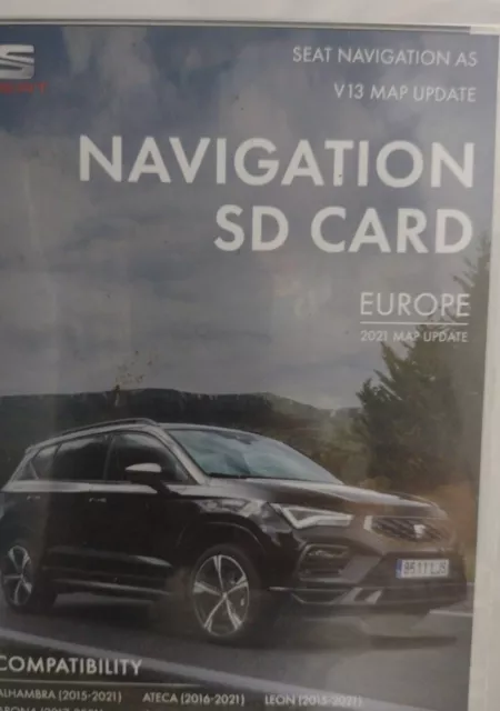 Scheda Sd Navigazione Sedile 2021 Sat Nav Mappa V13 Europa 