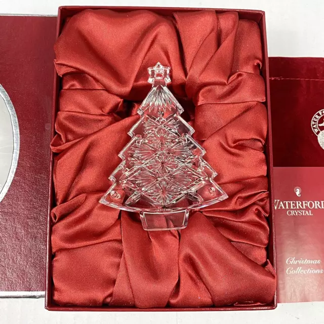 Waterford Crystal Ornament With Enhancer 2008 Christmas Tree Ireland 146648