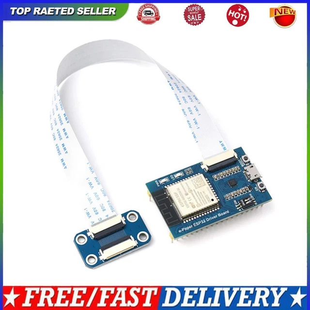 Wireless Epaper Display Arduino ESP32 EPAPER-TREIBERPLATINE WIFI Wireless Powered Epaper-Modul SPI für ...