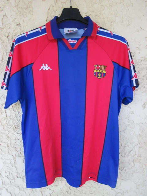 Maillot Vintage FC Barcelone - Gris, Taille XXL, Look Rétro Sans Marque