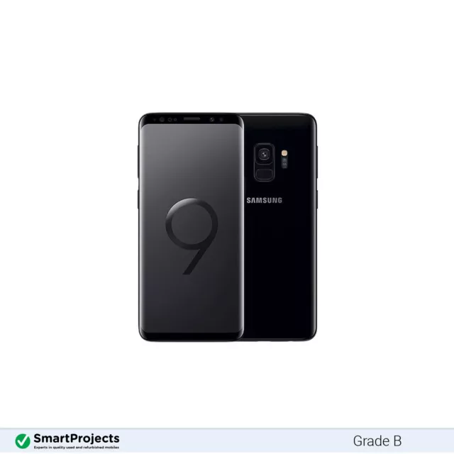 Samsung Galaxy S9 Noir minuit 64GB Grade B - Débloqué Smartphone