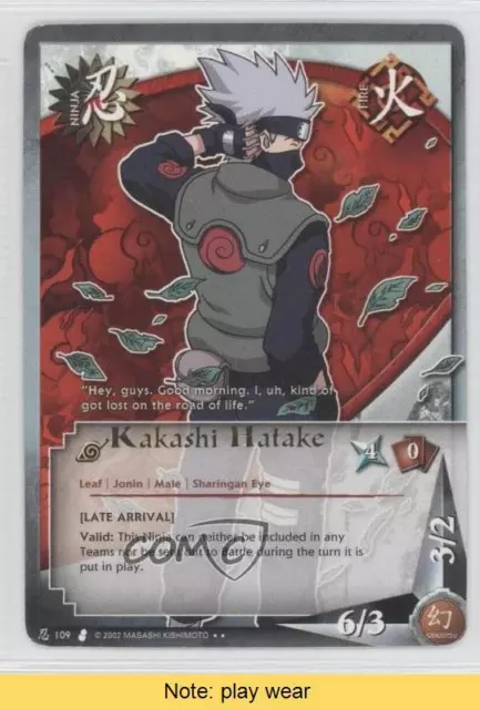 2006 Naruto CCG: Curse of Sand Unlimited Kakashi Hatake #N109 READ 1l2